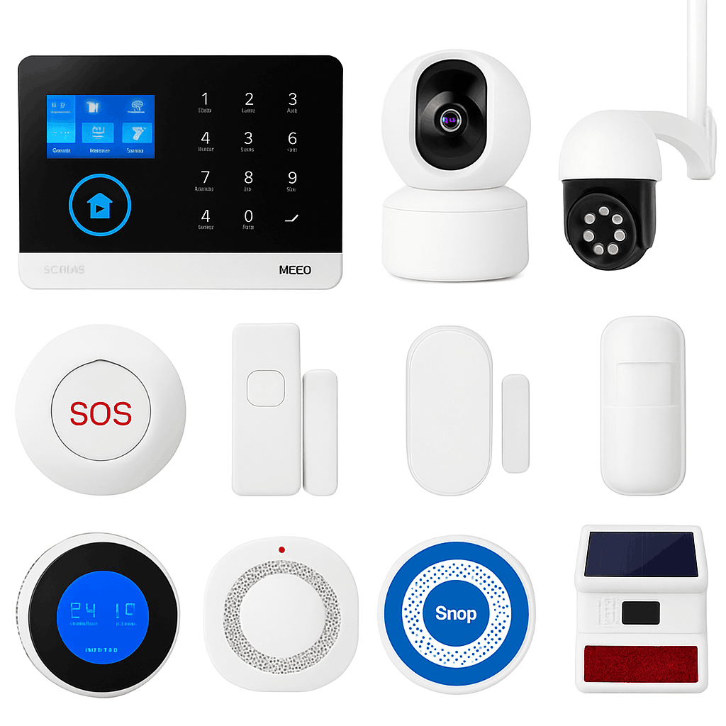 PGST PG103 Smart Home Alarm System with App Control-PA-442-1 / UK Plug / CHINA