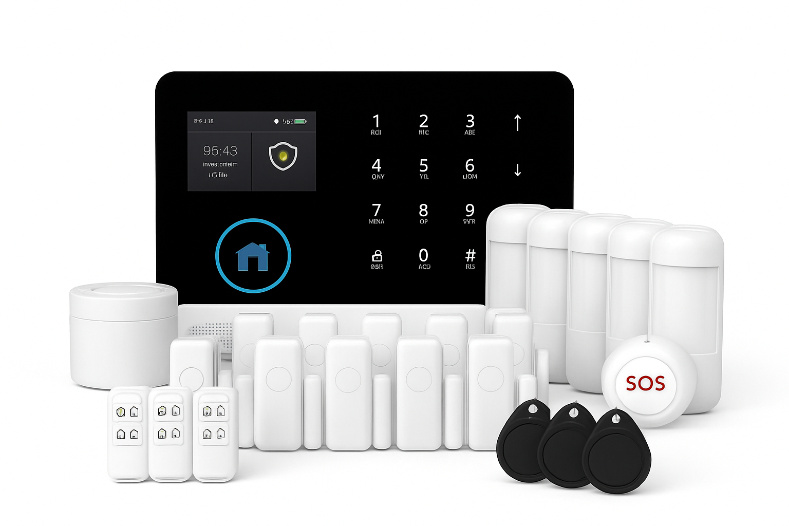 Tuya Smart Home Alarm Kit til forbundet hjemmesikkerhed
