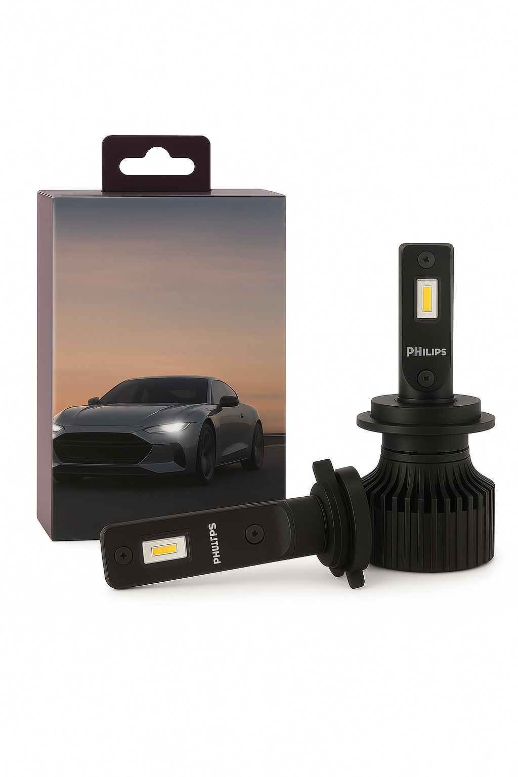 LED фарове за глава H4 H7 H11 HB3 HB4 HIR2 6500K 2 броя