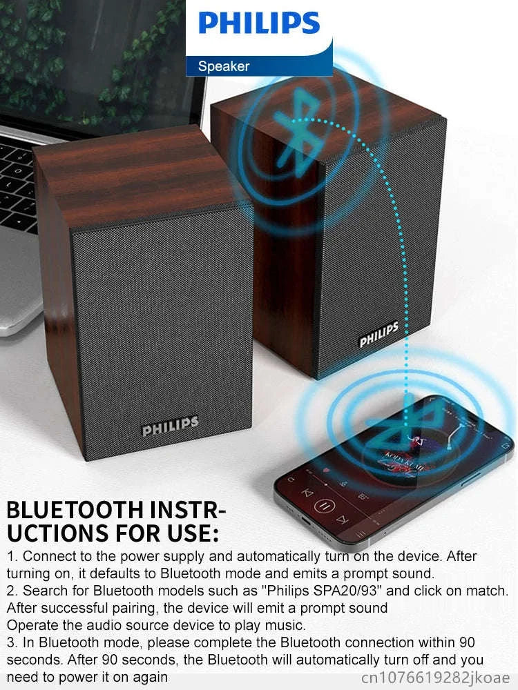 Philips SPA20 360 Surround Sound Bluetooth Speaker-Philips SPA20