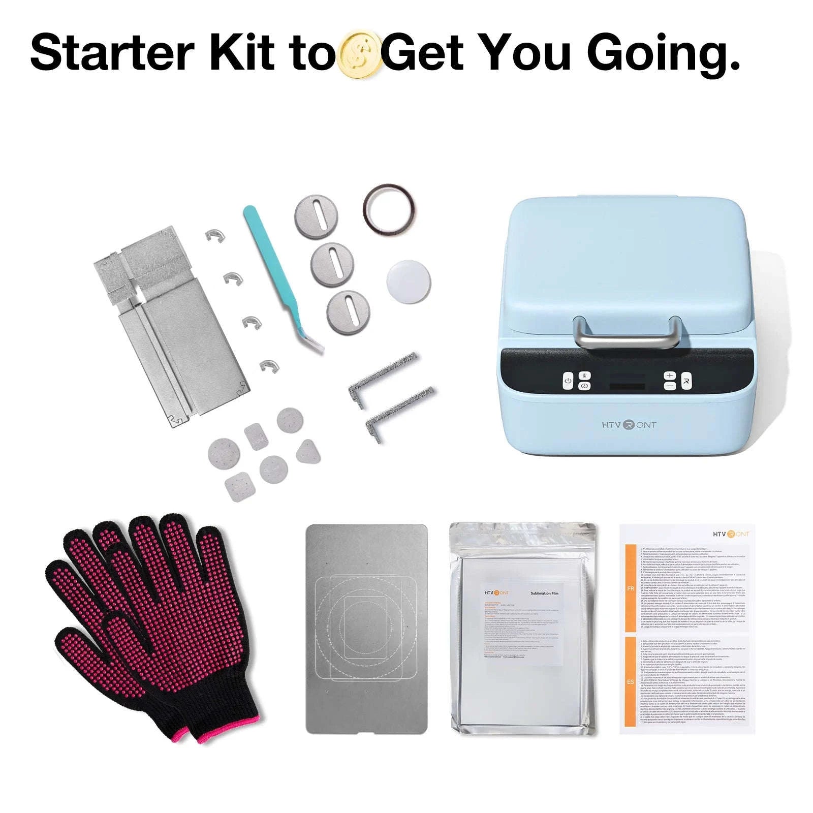 Phone Case Heat Press H17 – 3D Vacuum Transfer for iPhone & Android-White For Android / United States / US