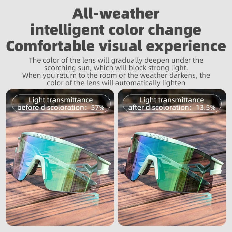 Photochromic Cycling Glasses with Anti-Fog Protection-14110023003