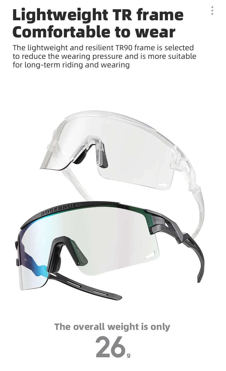 Photochromic Cycling Glasses with Anti-Fog Protection-14110023003