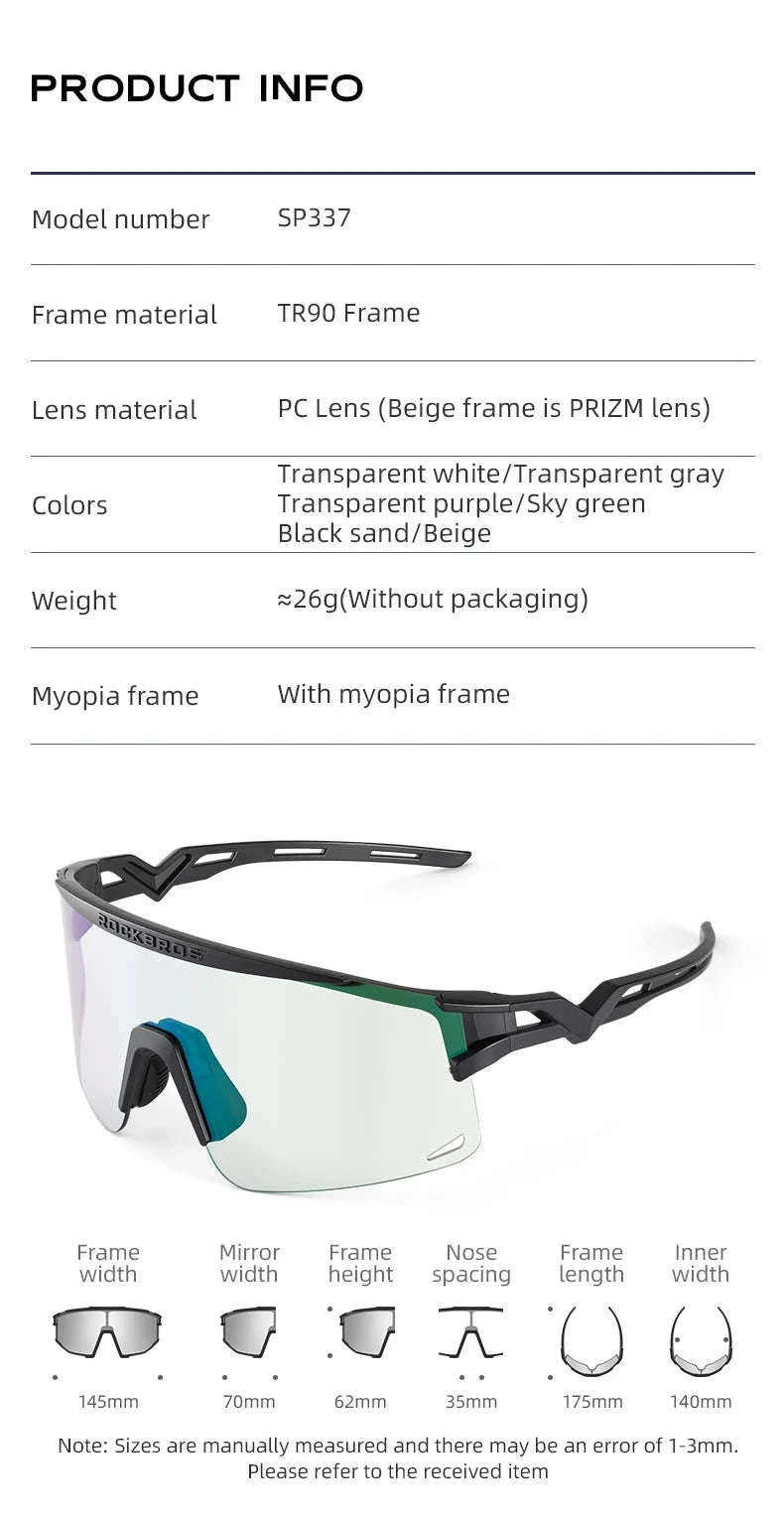 Photochromic Cycling Glasses with Anti-Fog Protection-14110023003