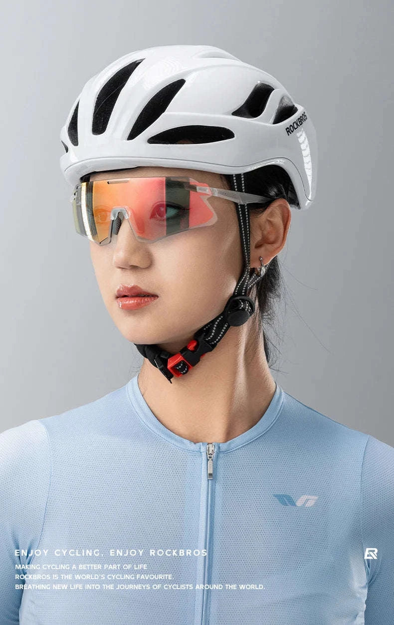 Photochromic Cycling Glasses with TR90 Frame-SP318-8