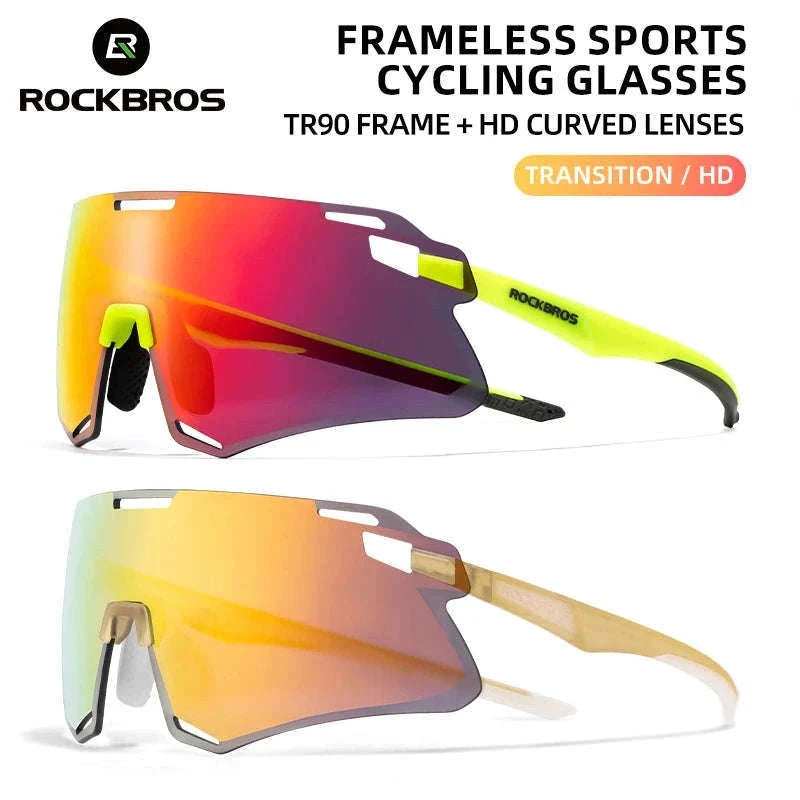 Photochromic Cycling Glasses with TR90 Frame-SP318-8