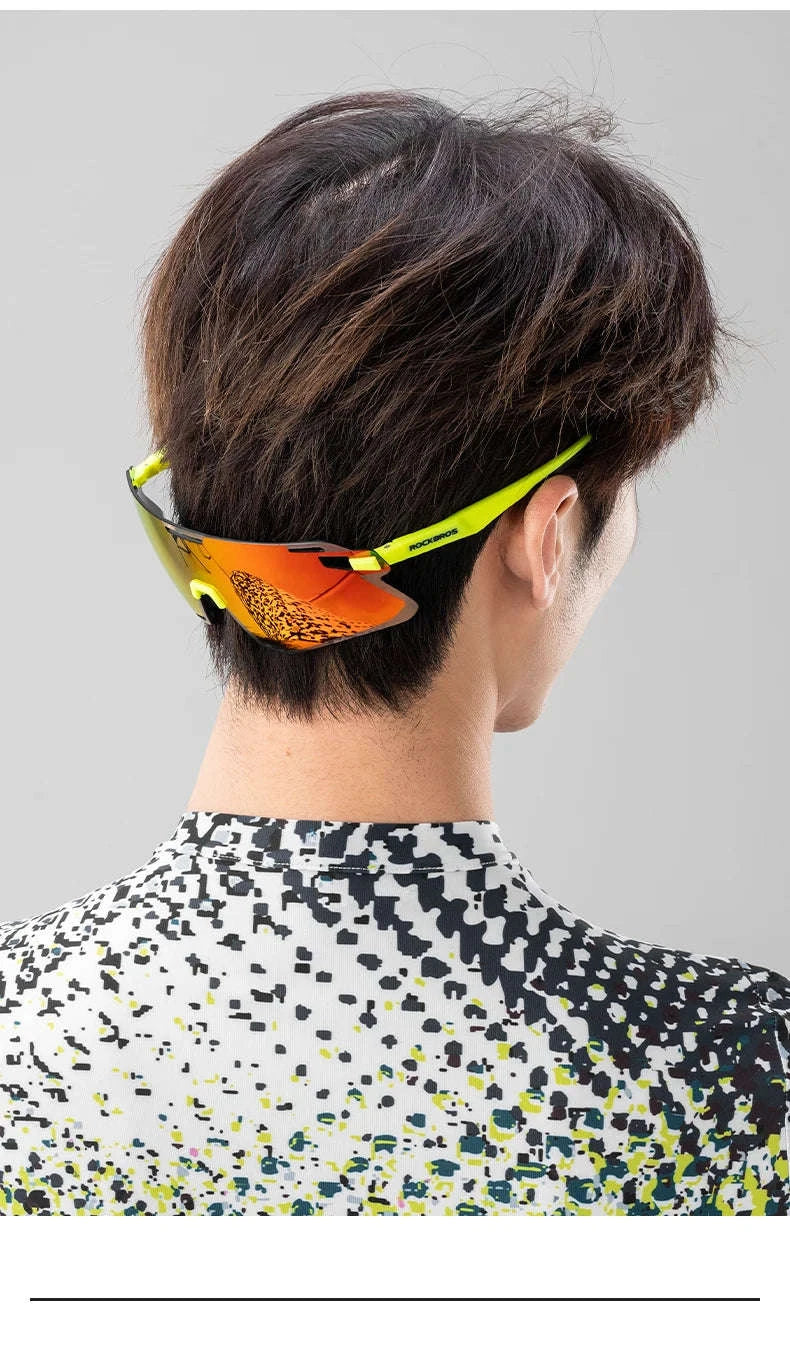Photochromic Cycling Glasses with TR90 Frame-SP318-8