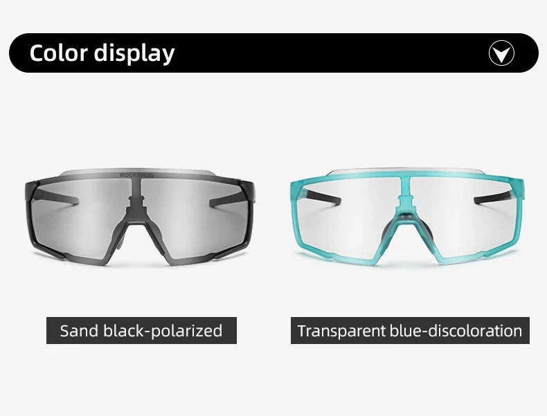 Photochromic Polarized Cycling Glasses UV400 TR90 Sports Eyewear-SP22BWB Photochromic