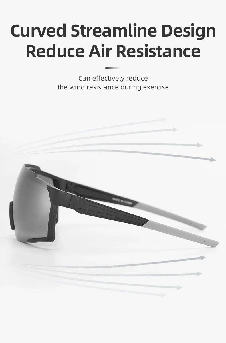 Photochromic Polarized Cycling Glasses UV400 TR90 Sports Eyewear-SP22BWB Photochromic