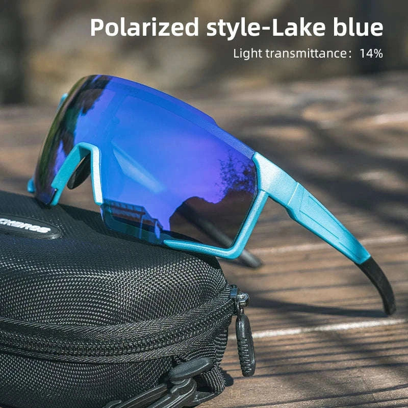 Photochromic Polarized Cycling Glasses UV400 TR90 Sports Eyewear-SP22BWB Photochromic