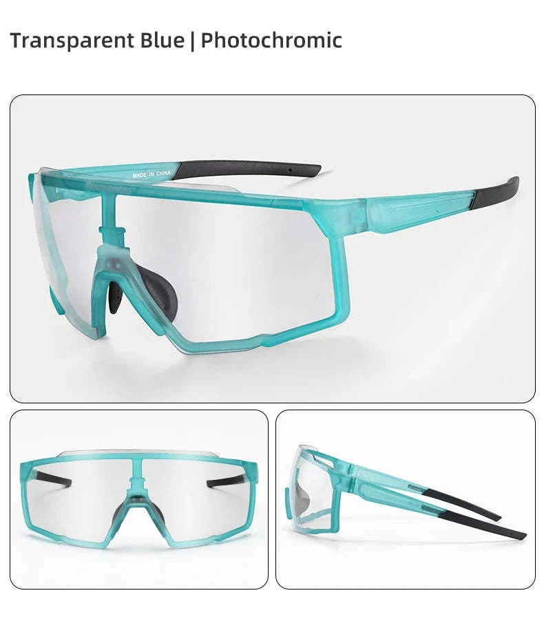 Photochromic Polarized Cycling Glasses UV400 TR90 Sports Eyewear-SP22BWB Photochromic