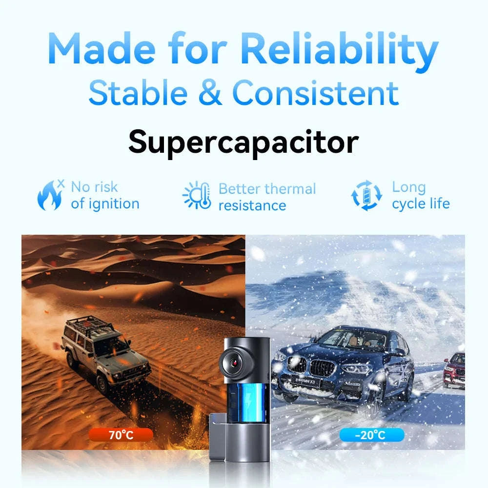 Pictrey M2 2K Dash Cam with Night Vision and Voice Control-Pictrey M2 / NO SD Card