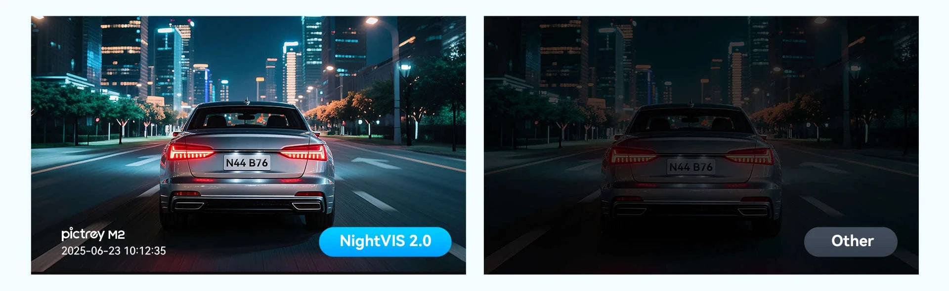 Pictrey M2 2K Dash Cam with Night Vision and Voice Control-Pictrey M2 / NO SD Card