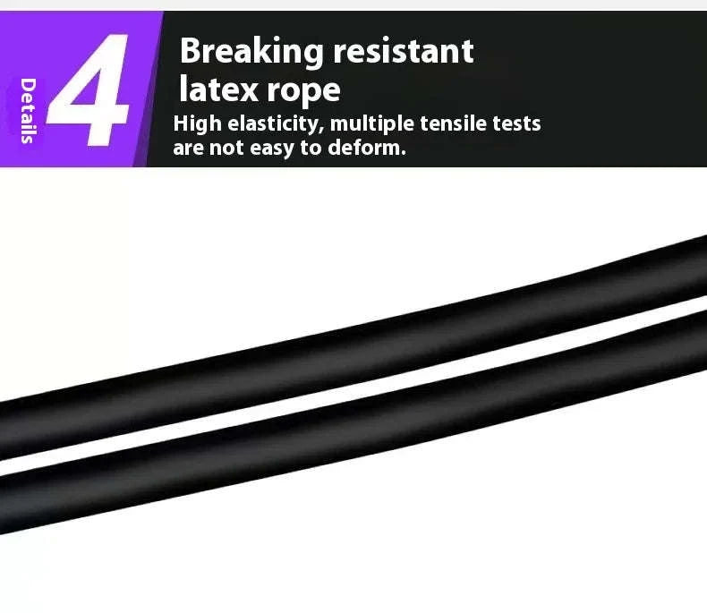 Pilates Stick with Resistance Bands for Full-Body Home Workout-blue