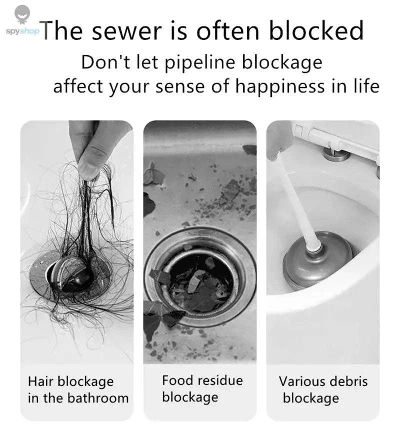 Pipe Dredging Brush – Flexible Drain Cleaner for Fast, Chemical‑Free Unclogging-White