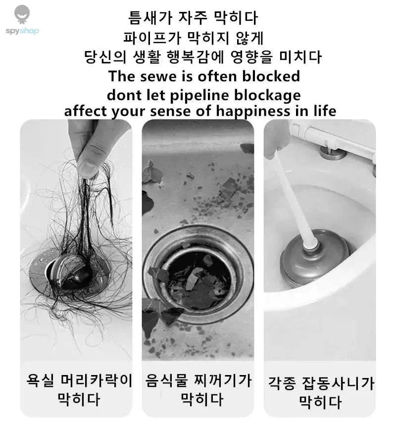 Pipe Dredging Brush – Flexible Drain Cleaner for Fast, Chemical‑Free Unclogging-White