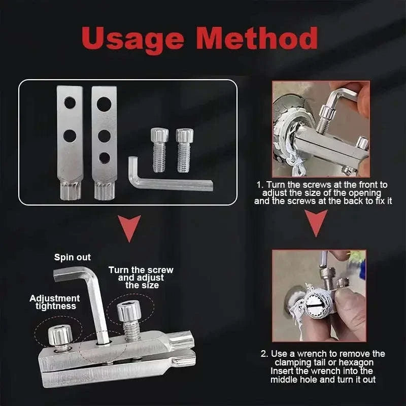 Pipe Extractor Tool Set for Reliable Plumbing Repair-1 Set
