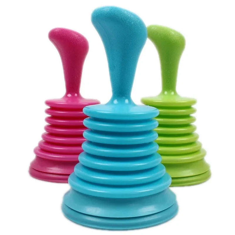 Pipeline Dredge Suction Cup Toilet Plunger-blue