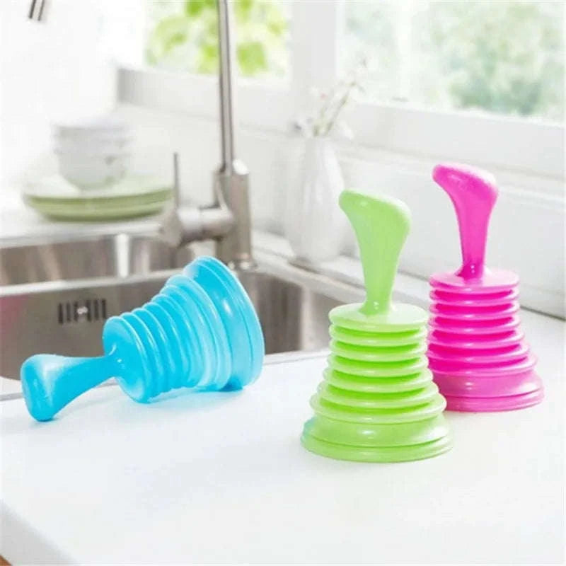 Pipeline Dredge Suction Cup Toilet Plunger-blue
