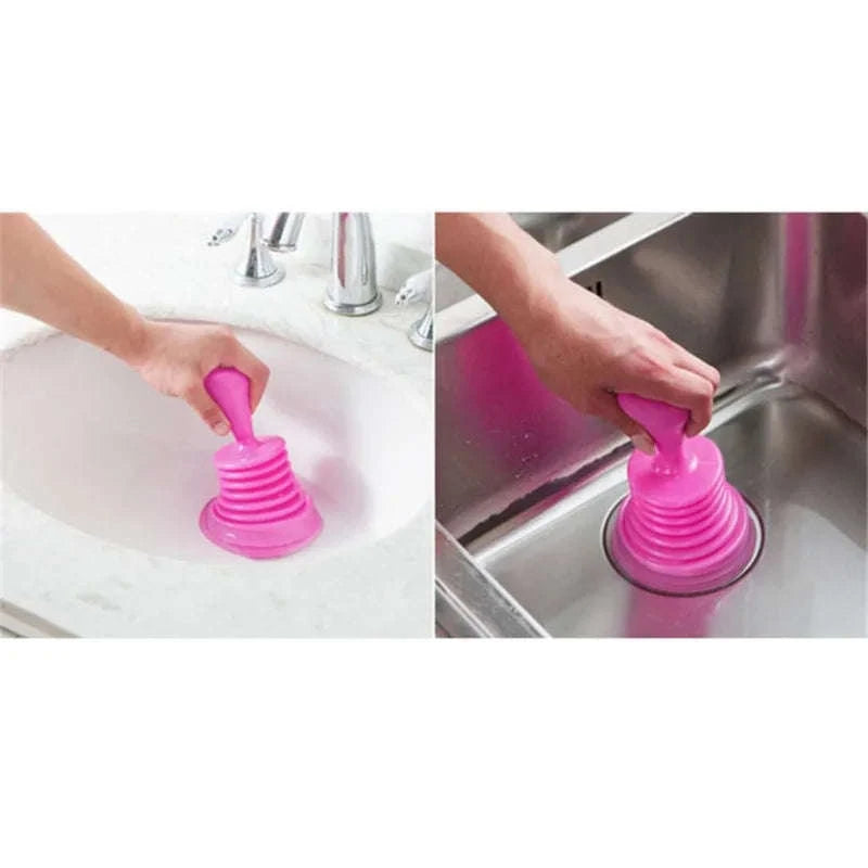 Pipeline Dredge Suction Cup Toilet Plunger-blue