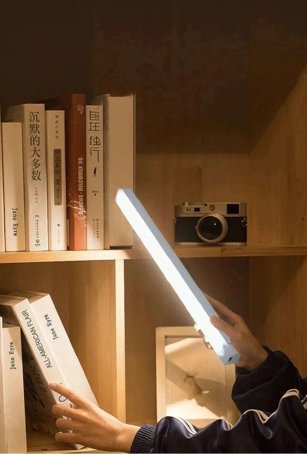 PIR Motion Sensor Rechargeable LED Bar Light-Cool White / 50cm