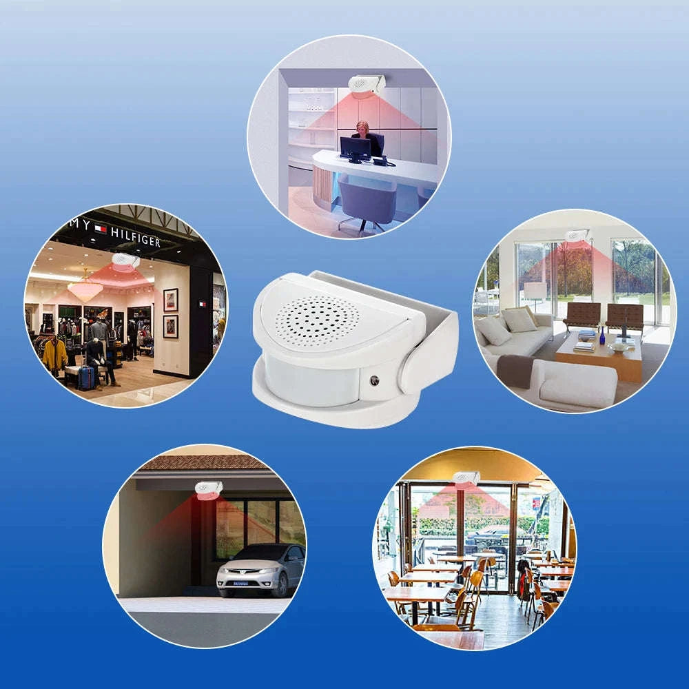 PIR Motion Sensor Welcome Chime Alarm for Shop and Home-Split-type Version