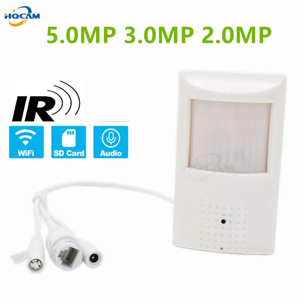 PIR Style Indoor Wireless IP Camera with Invisible IR-2MP 64G TF Card / 3.6mm