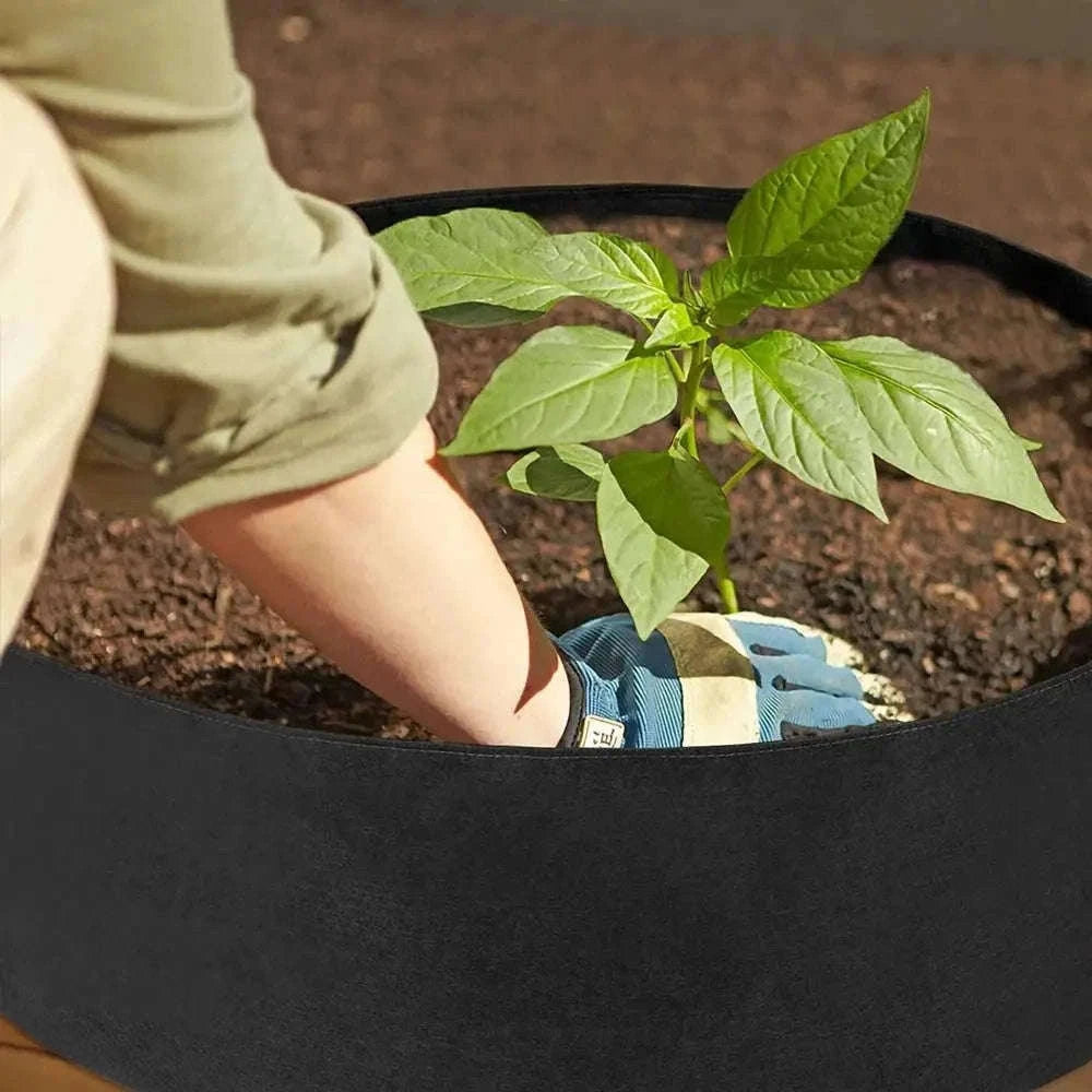 Plant Growing Bag with Handles for Easy Home Gardening-Green / 127x30cm