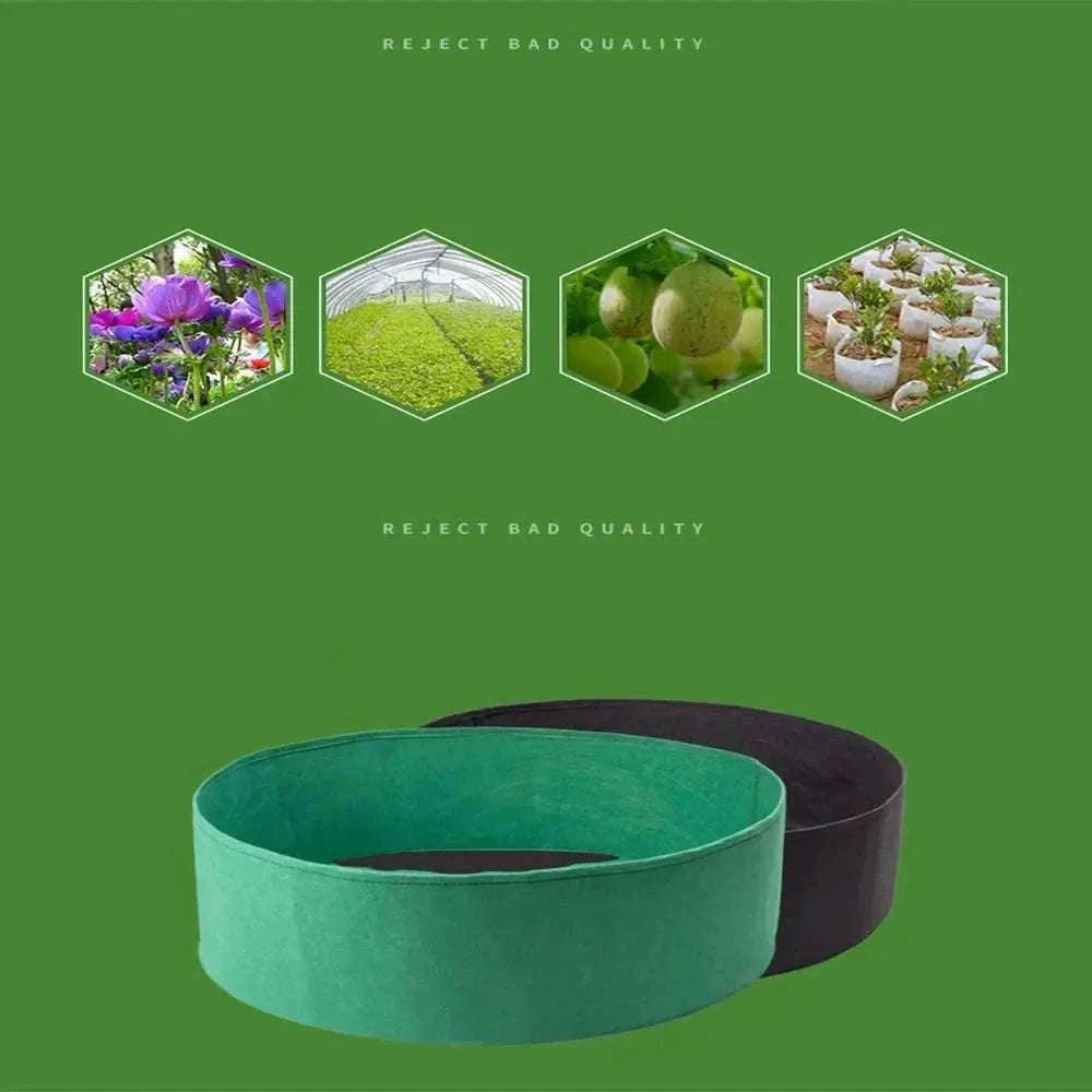 Plant Growing Bag with Handles for Easy Home Gardening-Green / 127x30cm