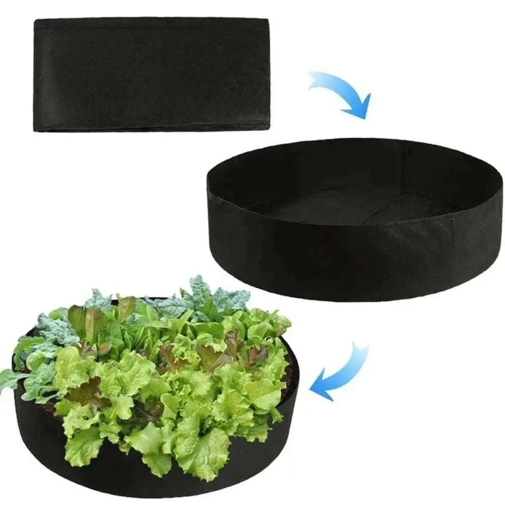 Plant Growing Bag with Handles for Easy Home Gardening-Green / 127x30cm