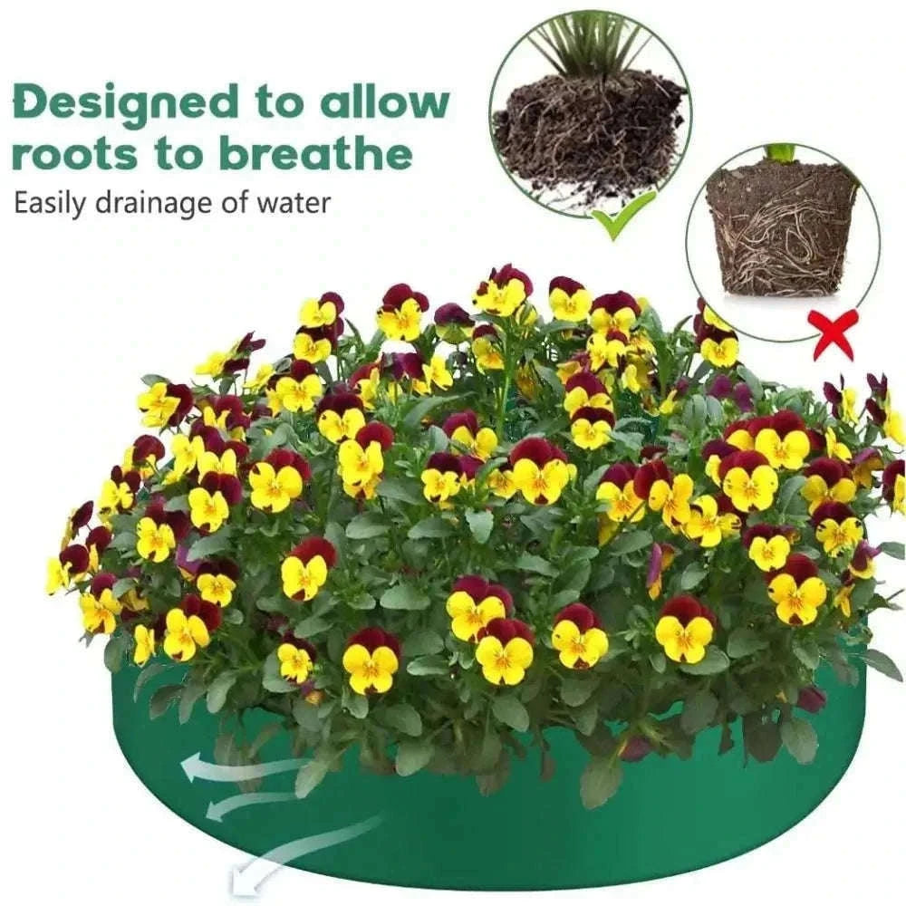 Plant Growing Bag with Handles for Easy Home Gardening-Green / 127x30cm