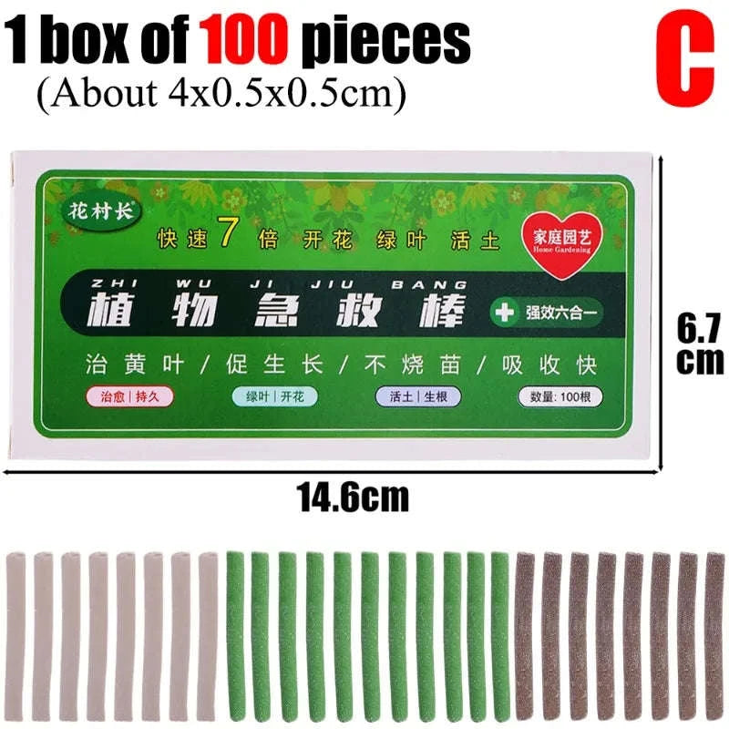 Plant Slow‑Release Nutrient Sticks for Indoor Potted Plants-B-30PCS