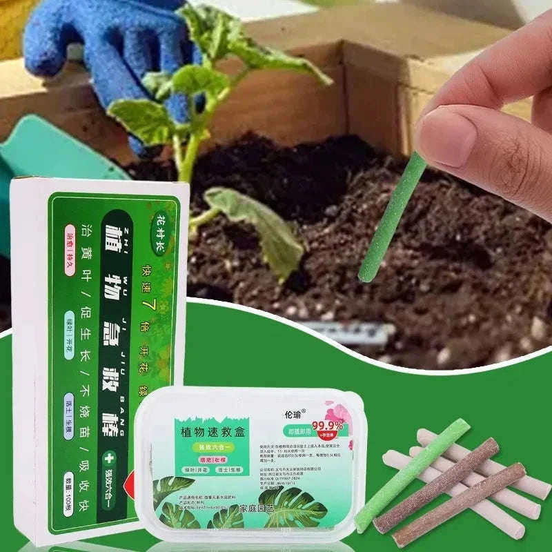 Plant Slow‑Release Nutrient Sticks for Indoor Potted Plants-B-30PCS