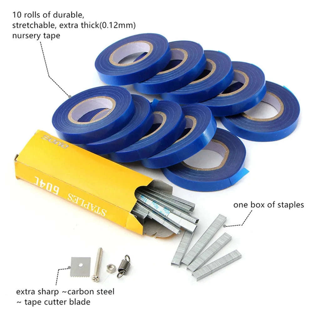 Plant Tying Machine Tapetool with Tape Rolls-Set 1