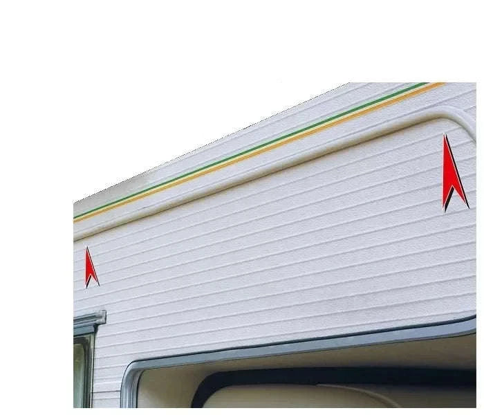 Plastic Rain Gutter Drip Stop for Car, Van, RV & Caravan-as pic