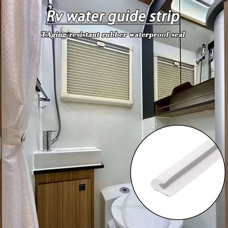 Plastic Rain Gutter Drip Stop for Car, Van, RV & Caravan-as pic