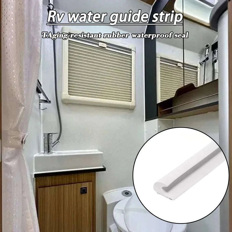 Plastic Rain Gutter Drip Stop for Car, Van, RV & Caravan-as pic