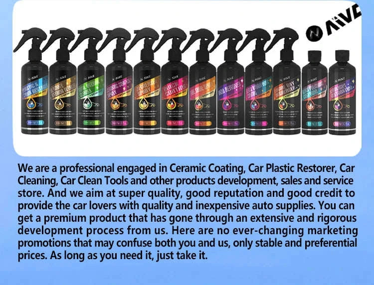 Plastic Restore Revitalizer for Long‑Lasting Car Trim Renewal-50ML