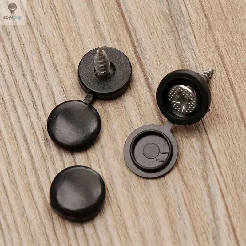 Plastic Screw Caps 50PCS Bag-Grey