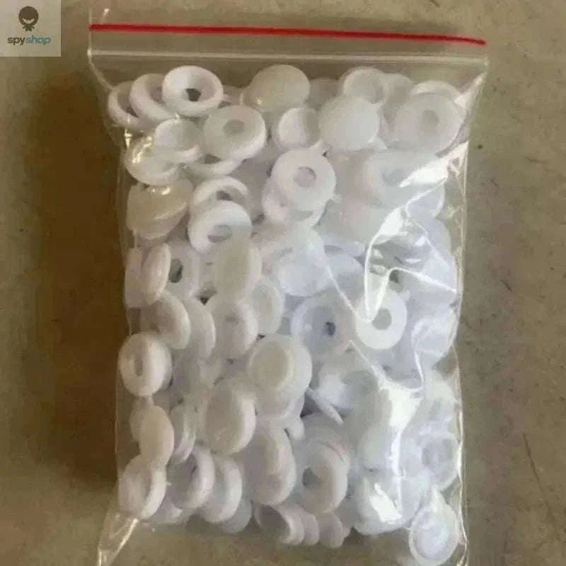 Plastic Screw Caps 50pcs for Clean, Finished DIY Projects-Grey