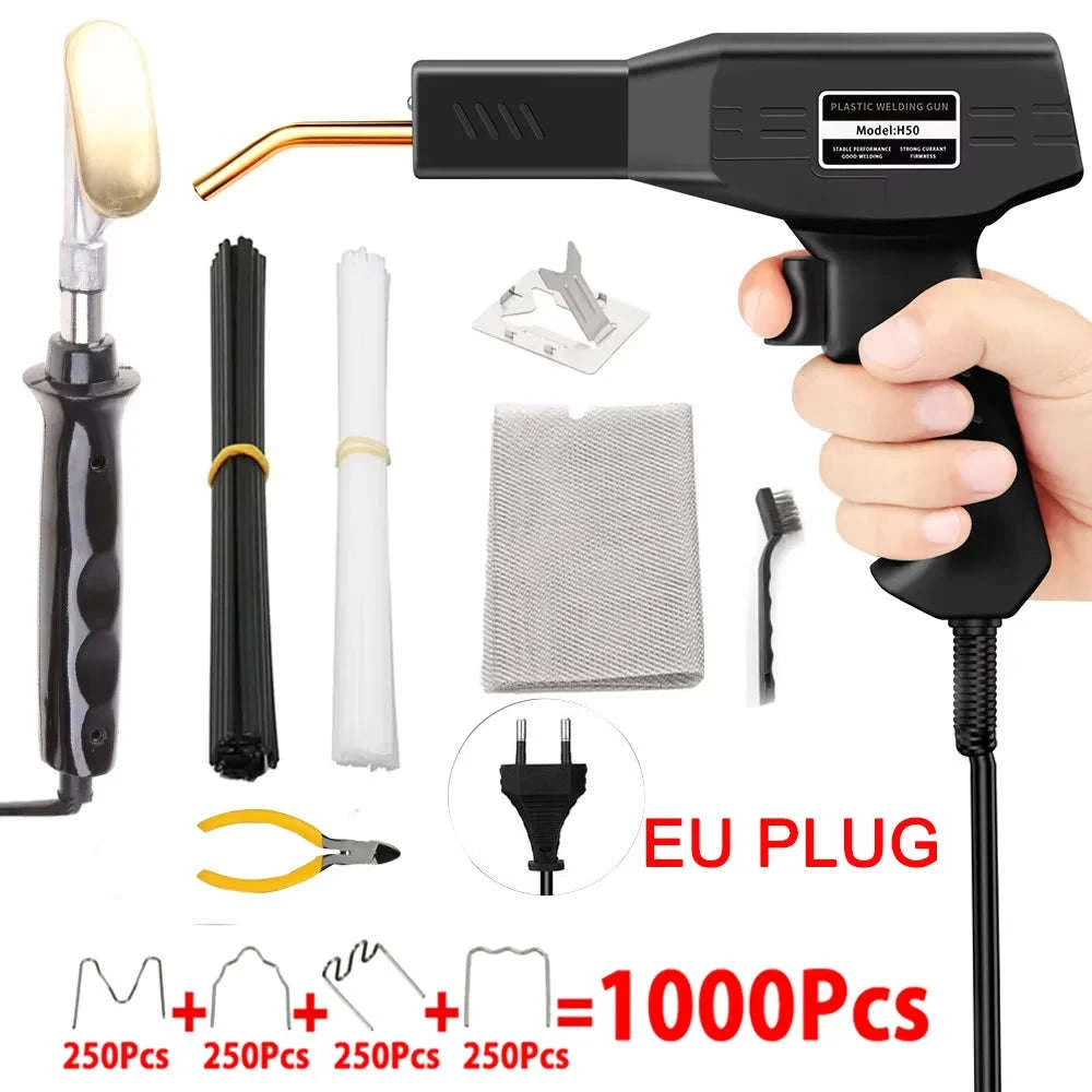 Plastic Welder Gun Welding Machine for PVC Repair-EU Plug 200 Nail