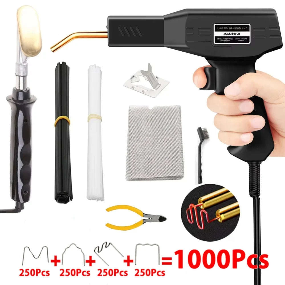 Plastic Welder Gun Welding Machine for PVC Repair-EU Plug 200 Nail