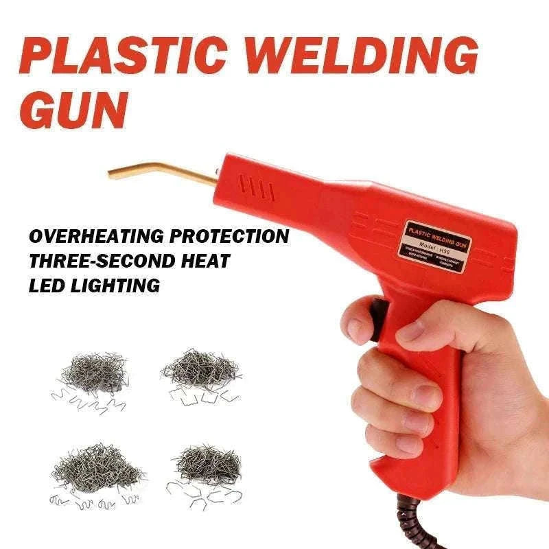 Plastic Welding Machine Pro for Fast, Controlled Repairs-Red with 800pcs / 220V