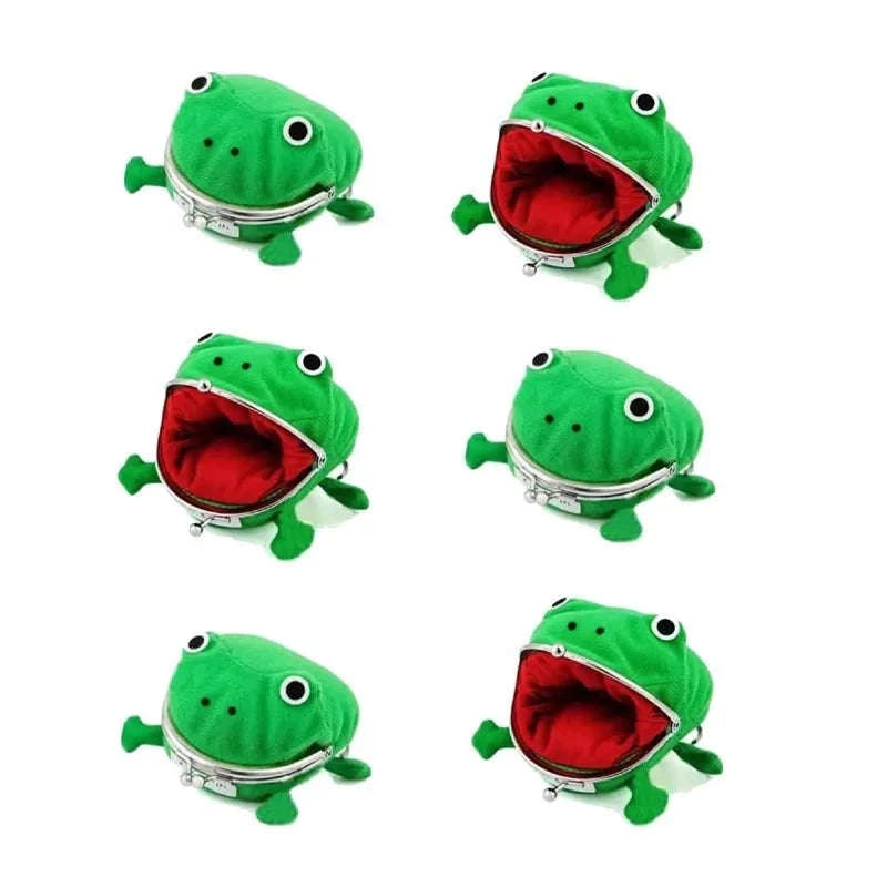 Plush Frog Coin Purse Ninja Party Wallet-1pcs