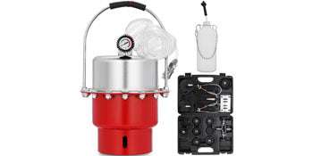 Pneumatic Brake Bleeder Kit 5L Air Pressure Fluid Change Tool-Red / United States