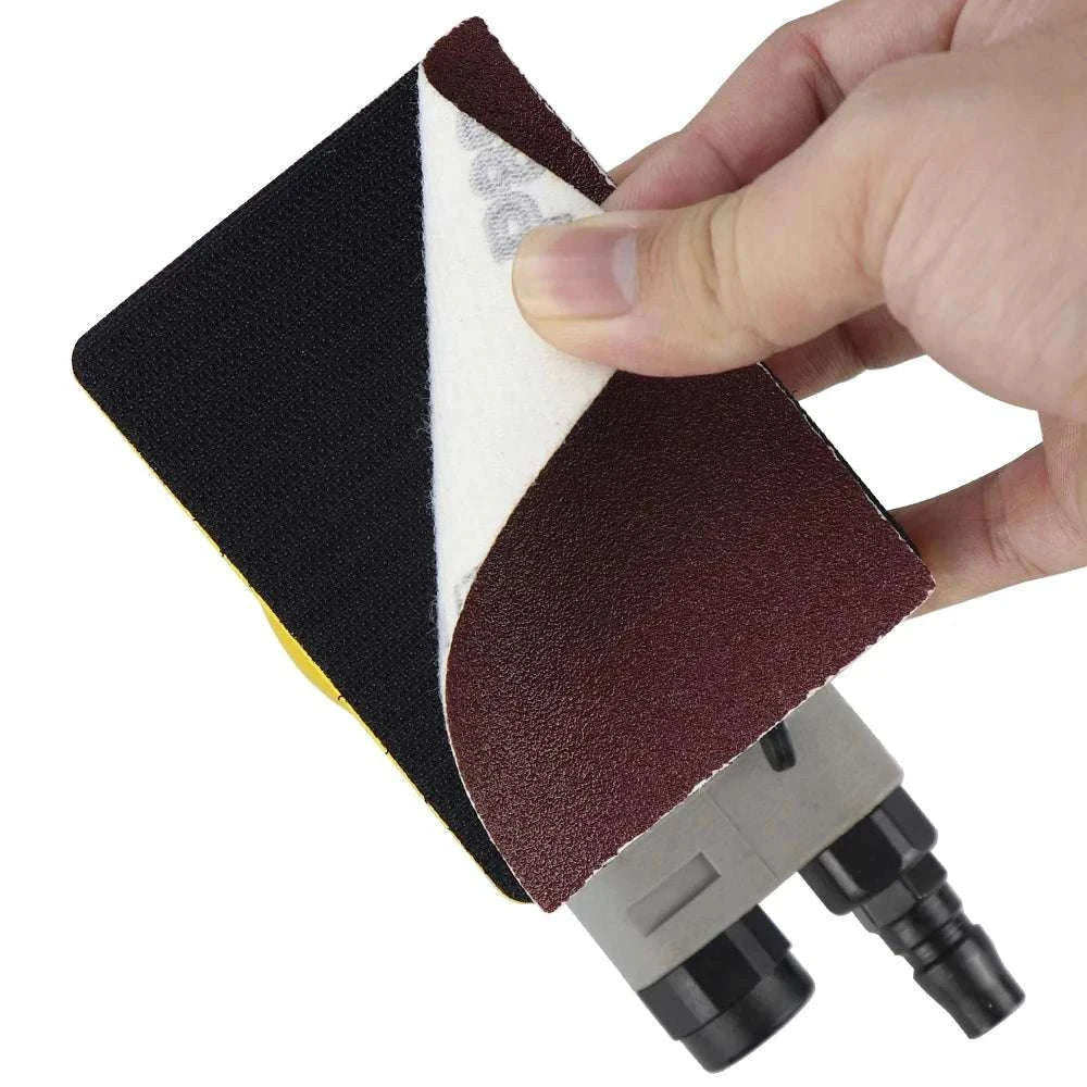 Pneumatic Car Air Sander Polisher 70x100mm with 20 Sandpapers-with 20pcs 320grit