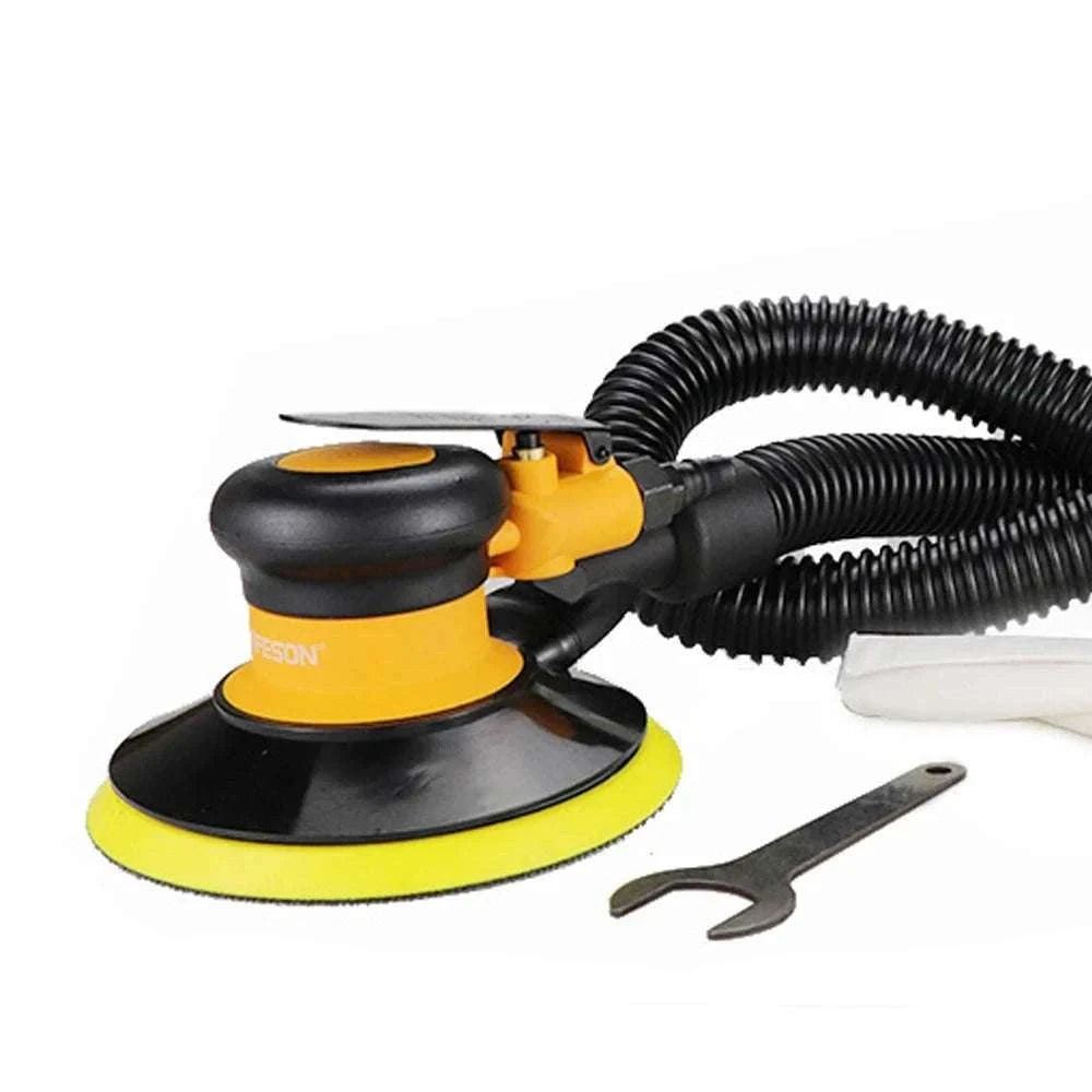 Pneumatic Orbital Sander 5"/6" 10000RPM Air Polisher EU Connector-5inch no Vacuum