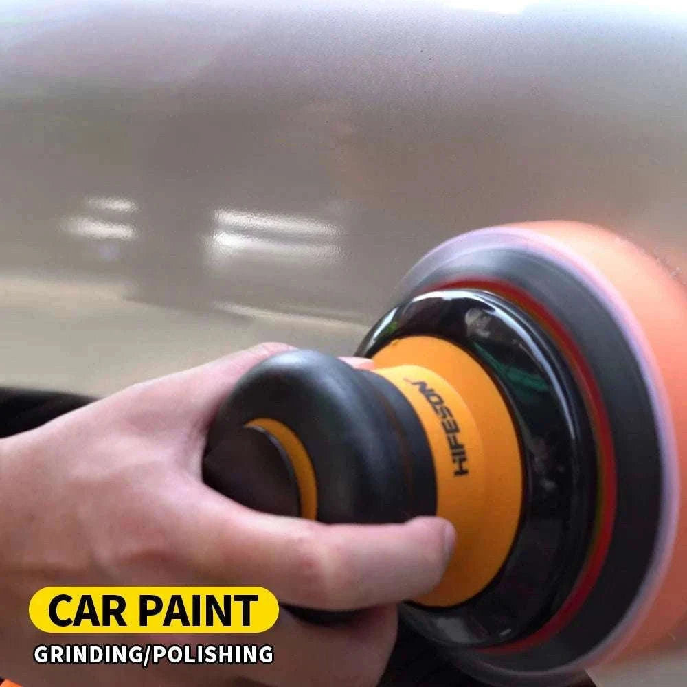 Pneumatic Orbital Sander 5"/6" 10000RPM Air Polisher EU Connector-5inch no Vacuum