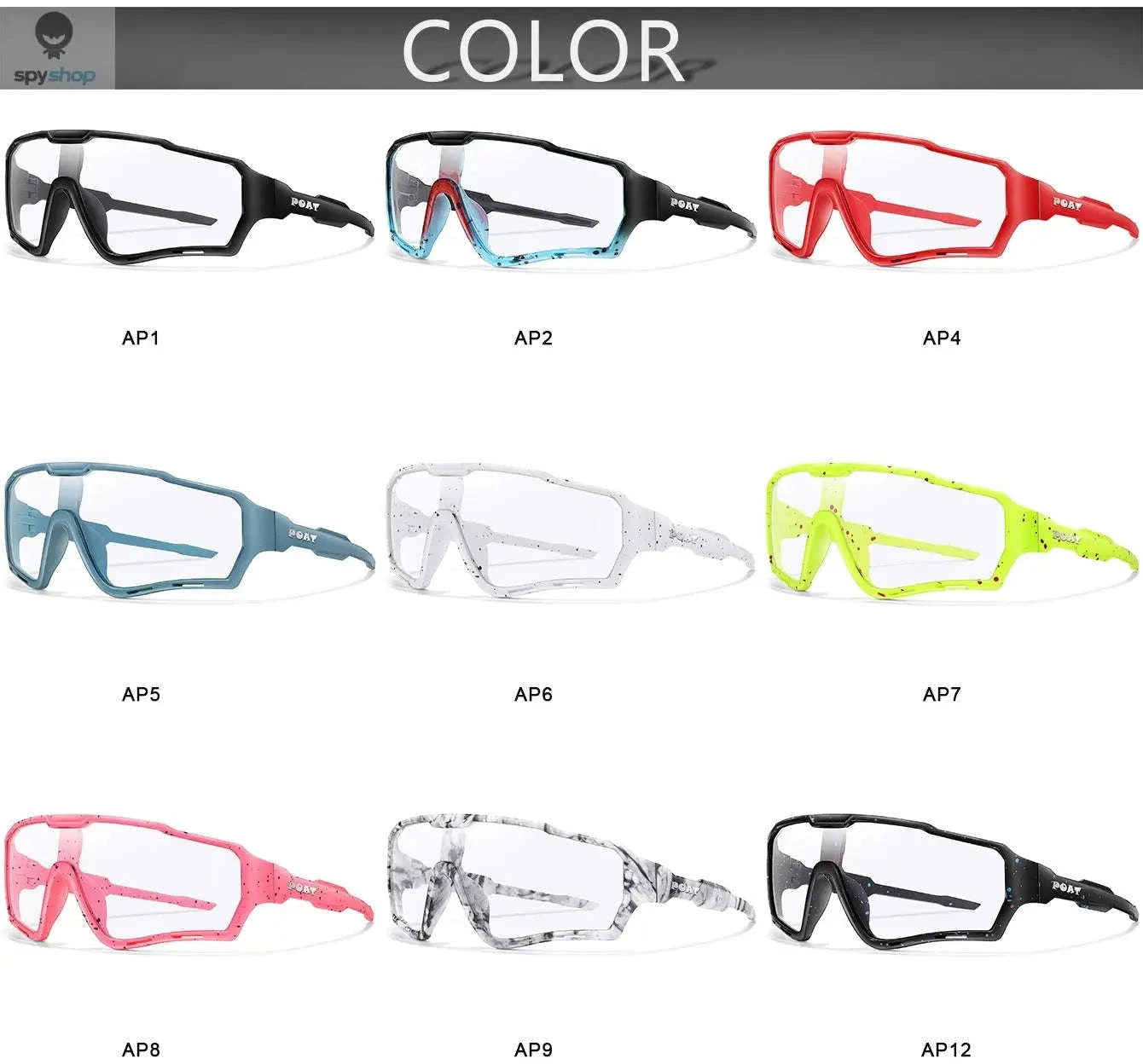 POAT Photochromic Cycling Sunglasses-AP2