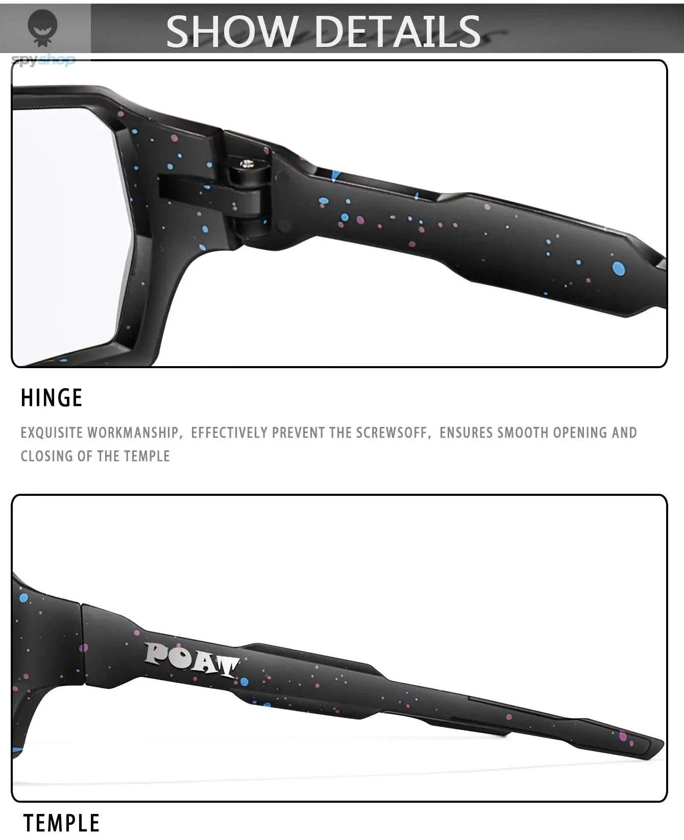 POAT Photochromic Cycling Sunglasses-AP2